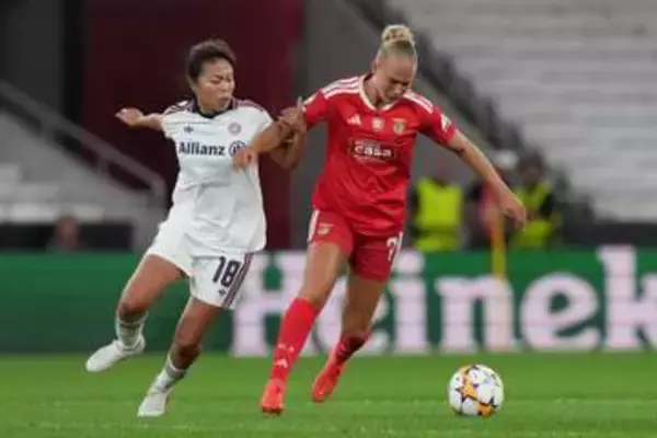 谷川萌々子が先制点アシスト　サッカー女子欧州CL