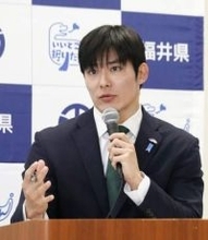 小浜通らぬルート同意せず　北陸新幹線延伸で福井知事