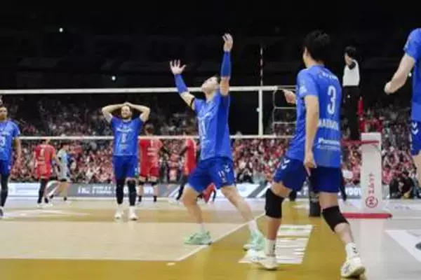 SVリーグ、大阪Bが初優勝　バレーボール、男子決勝