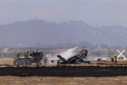 米西部でF35墜落、炎上　基地内、操縦士脱出