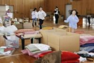 能登半島地震で損壊、母校に別れ　輪島の3小中学校、閉校イベント