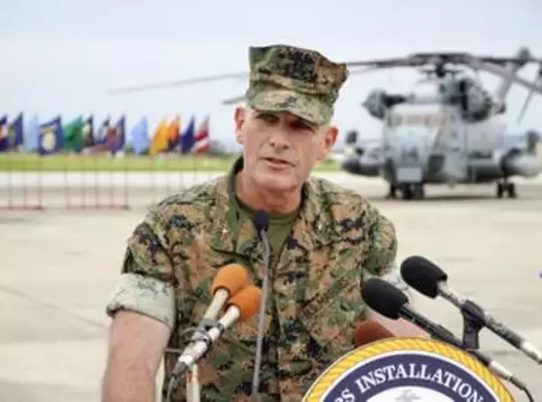 普天間返還は辺野古同等機能条件　米海兵隊太平洋基地の新司令官