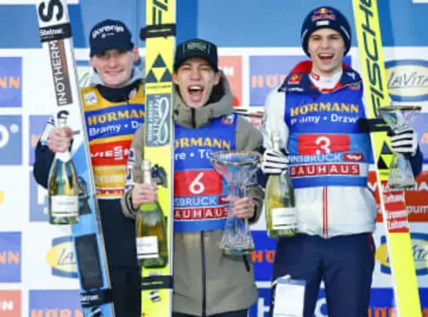 二階堂がW杯初優勝　ジャンプ週間第3戦