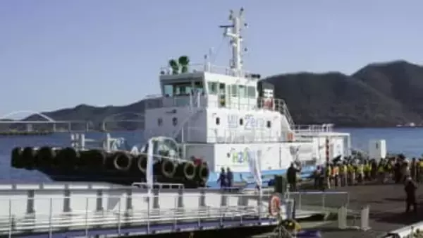 タグボートでCO2ゼロ航行成功　水素とバイオ燃料、実証は世界初