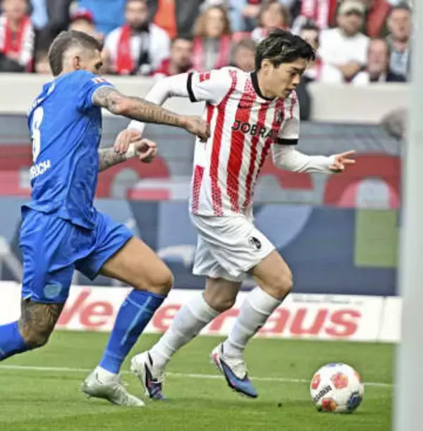 鈴木唯人が今季4点目　サッカーのドイツ1部