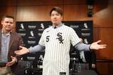 「村上「ものすごく興奮」　入団会見、WBCも出場へ」の画像1