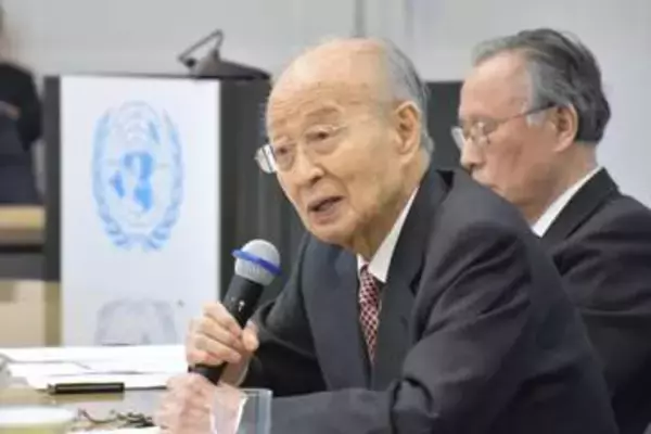 意見交わし国連改革を　元事務次長の明石氏