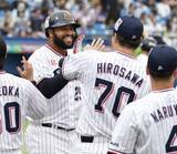 「ヤ7―5中（5日）　ヤクルト、一挙7点で逆転」の画像1