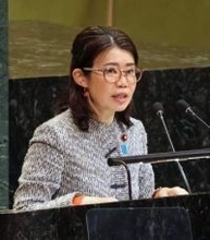 「核なき世界、原点は被爆者」　国光外務副大臣が首相声明を代読