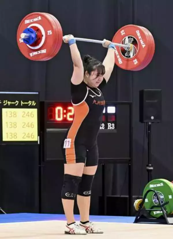 女子86キロ級、長島が日本新　重量挙げ全日本選手権