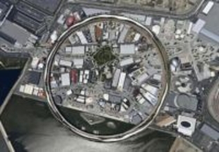 万博リング、解体始まる　会場西側、被災地で再利用