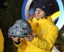 追悼ヘルメット「本番も着用」　ウクライナ選手、IOCは認めず