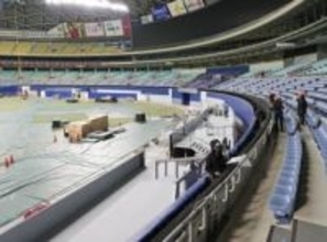 新設テラス席、報道陣に公開　バンテリンドームナゴヤ