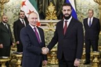 ロシア軍の駐留継続協議か　プーチン氏とシリア大統領