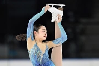 島田麻央V、中田璃士はSP首位　国民スポーツ大会スケート