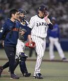 「巨人の大勢が右脚つって緊急降板　WBC壮行試合、「ふがいない」」の画像1