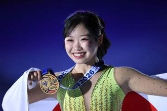 中井亜美、逆転で2連覇　フィギュアGPフランス大会