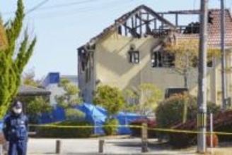 トラブルで放火か、東広島の殺害　女性もやけど、経緯捜査