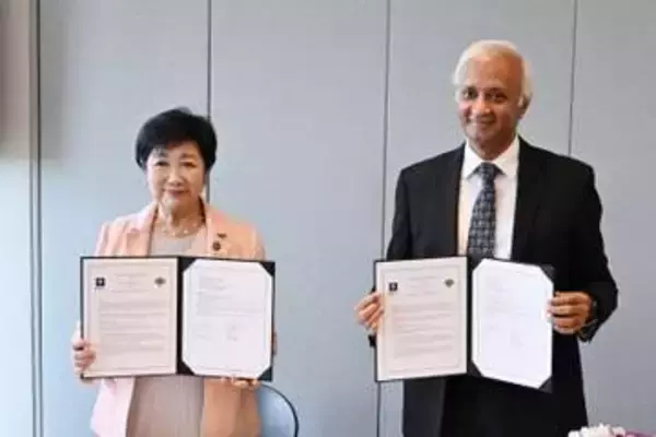 東京都、NY大と協力合意　知事訪米、キャンパス検討