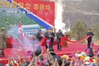 北朝鮮南東部に水力発電所　金正恩氏、党大会控え民生重視