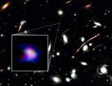 「誕生直後の極小銀河を観測　宇宙初期、130億年前」の画像1