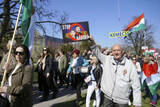 「ハンガリーで総選挙前集会　新興野党に支持、与党劣勢」の画像1