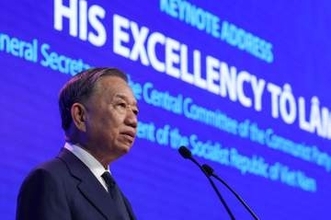 ベトナム主席、対話と自制訴え　アジア安保会議、開幕
