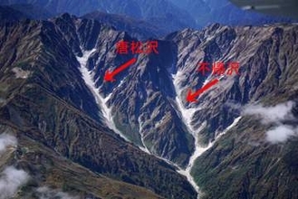 北アルプス氷河縮小、新潟大調査　厚さ20メートル減も