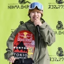 スノボ荻原大翔「金二つを」　練習公開、五輪への抱負語る