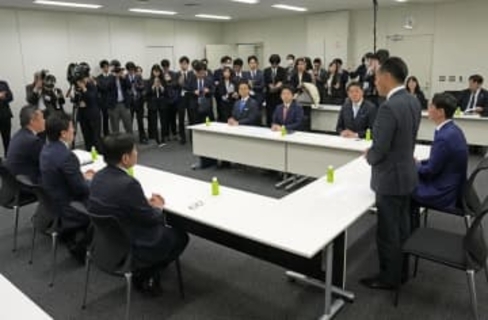 自維、連立合意の進捗確認　衆院選受け実務者協議