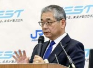 芸備線の存廃論議、長期化否定　JR西日本社長