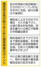 年内に「インフレ手当」5万円　国民民主が提言、電気代値下げも
