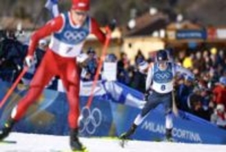 スキー距離で山崎大翔30位　ミラノ・コルティナ五輪第8日