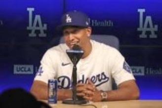 「勝つためにここに来た」　ドジャース入団のディアスが会見