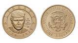 「トランプ氏肖像硬貨製造へ　米、建国250年記念」の画像1