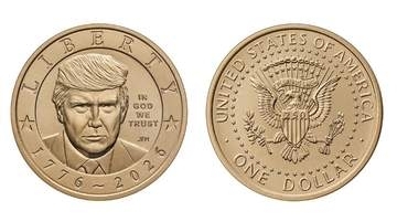 トランプ氏肖像硬貨製造へ　米、建国250年記念
