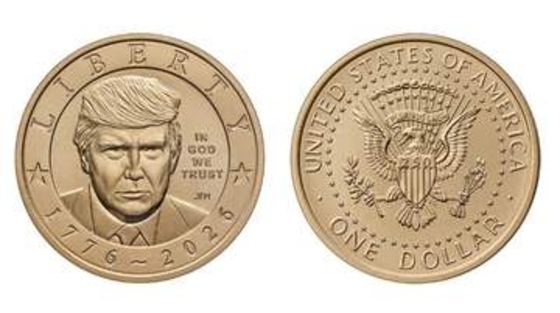 トランプ氏肖像硬貨製造へ　米、建国250年記念