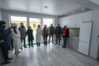 ウクライナ避難民に日本式住居　JICAが供与、厳冬キーウ近郊