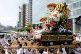 「博多祇園山笠、力強く天神駆ける　全7基、15日が最終日」の画像1