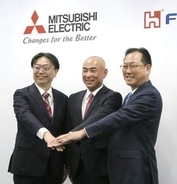 鴻海と共同運営、売上高1兆円へ　30年度、三菱電機の自動車機器