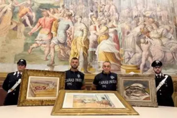 盗難セザンヌ絵画など奪還　伊当局、3点計16億円相当