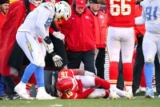 NFLマホームズ前十字靱帯損傷　チーフス、プレーオフ逃す