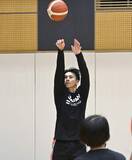 「バスケ津屋「いい結果の報告を」　アジア大会、男子日本代表合宿」の画像1
