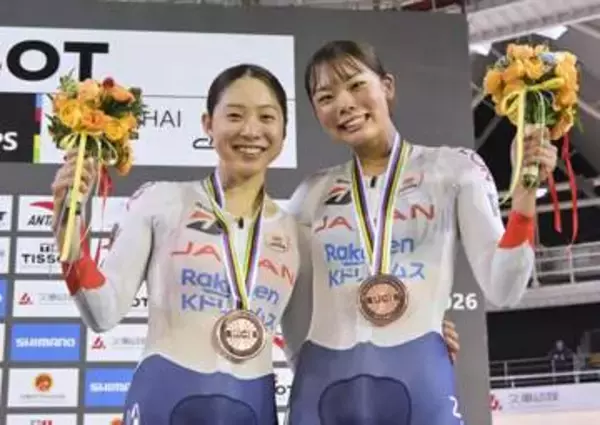 内野、垣田組が銅メダル　世界自転車トラック第4日