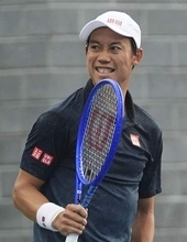 錦織圭の予選3回戦、雨天延期　全米テニスのシングルス
