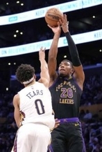 レーカーズ3連勝、八村塁2得点　米NBA、ペリカンズ戦