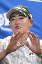 岩井明愛「大会連覇目指す」　米ゴルフ、桑木志帆Vも刺激に