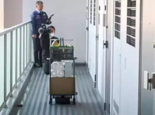 マンション内搬送にロボット　三菱電機子会社が実証実験