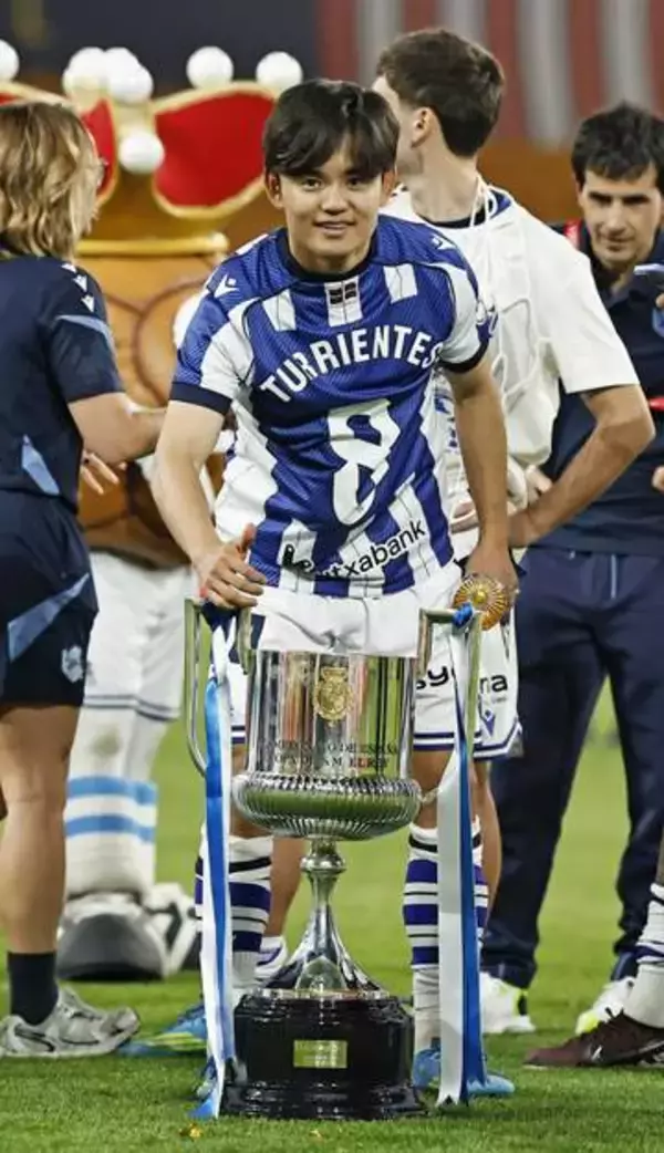 久保のRソシエダードが優勝　サッカーのスペイン国王杯