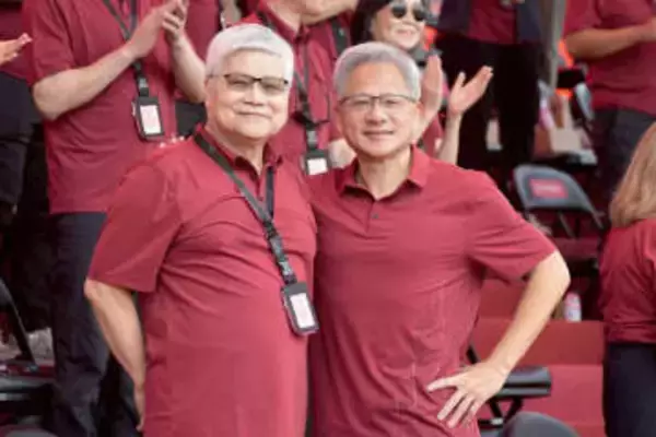 半導体巨頭、運動会でそろい踏み　TSMCとエヌビディア